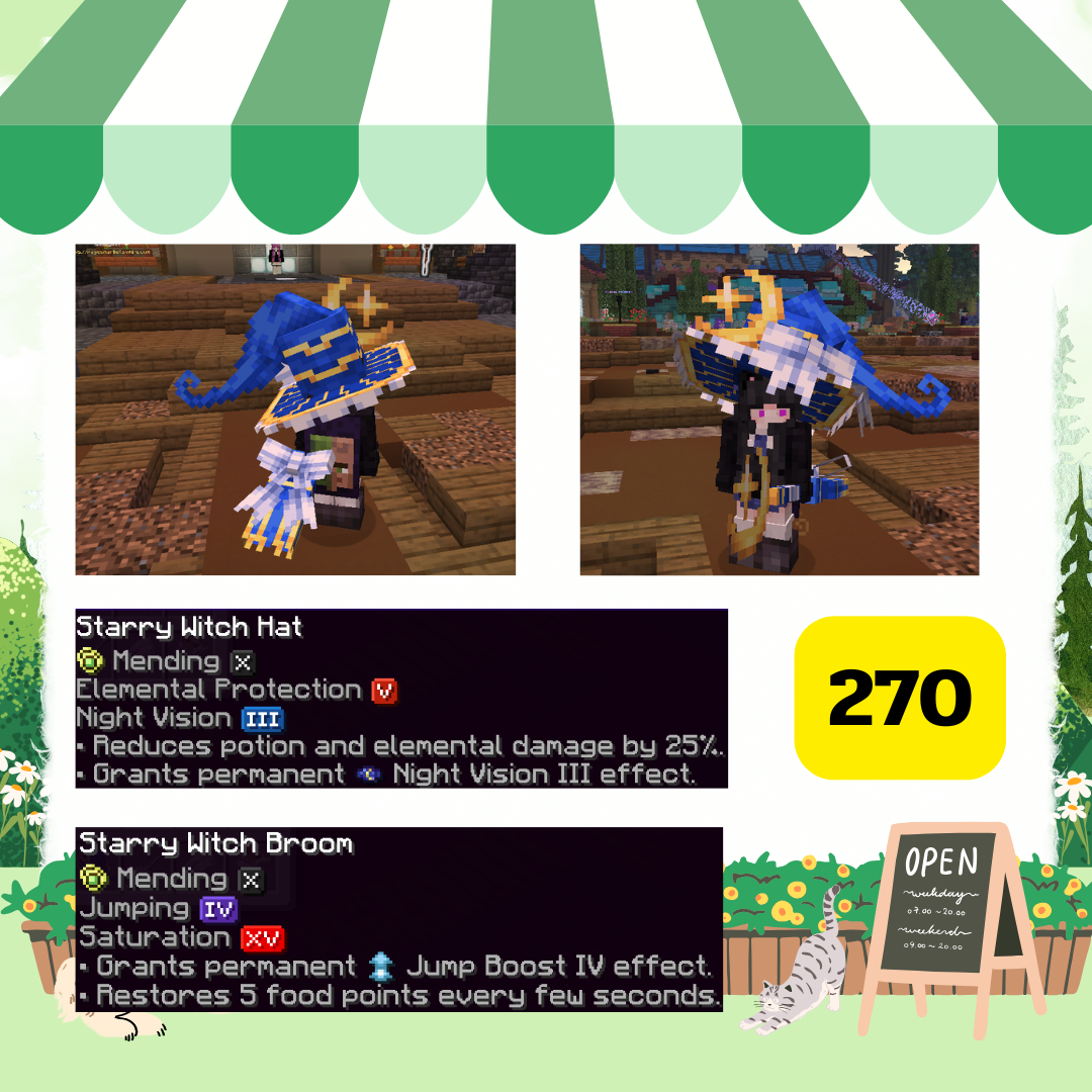 Blustarry witch set