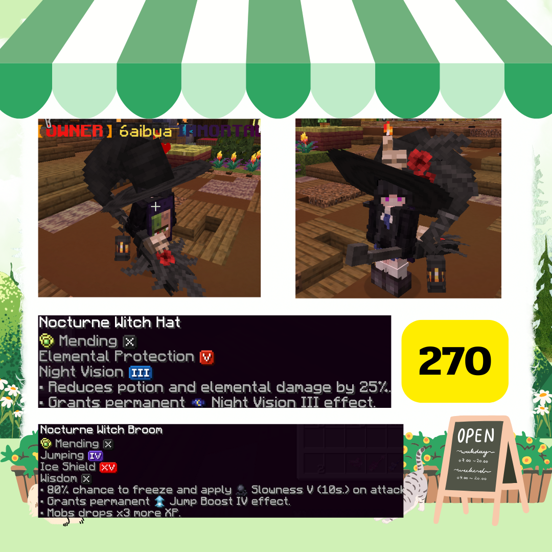 Blacky witch set